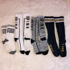 Bundle of VS Pink socks